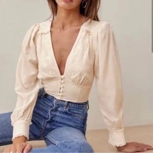 Reformation Lawrence Organic Cotton Top